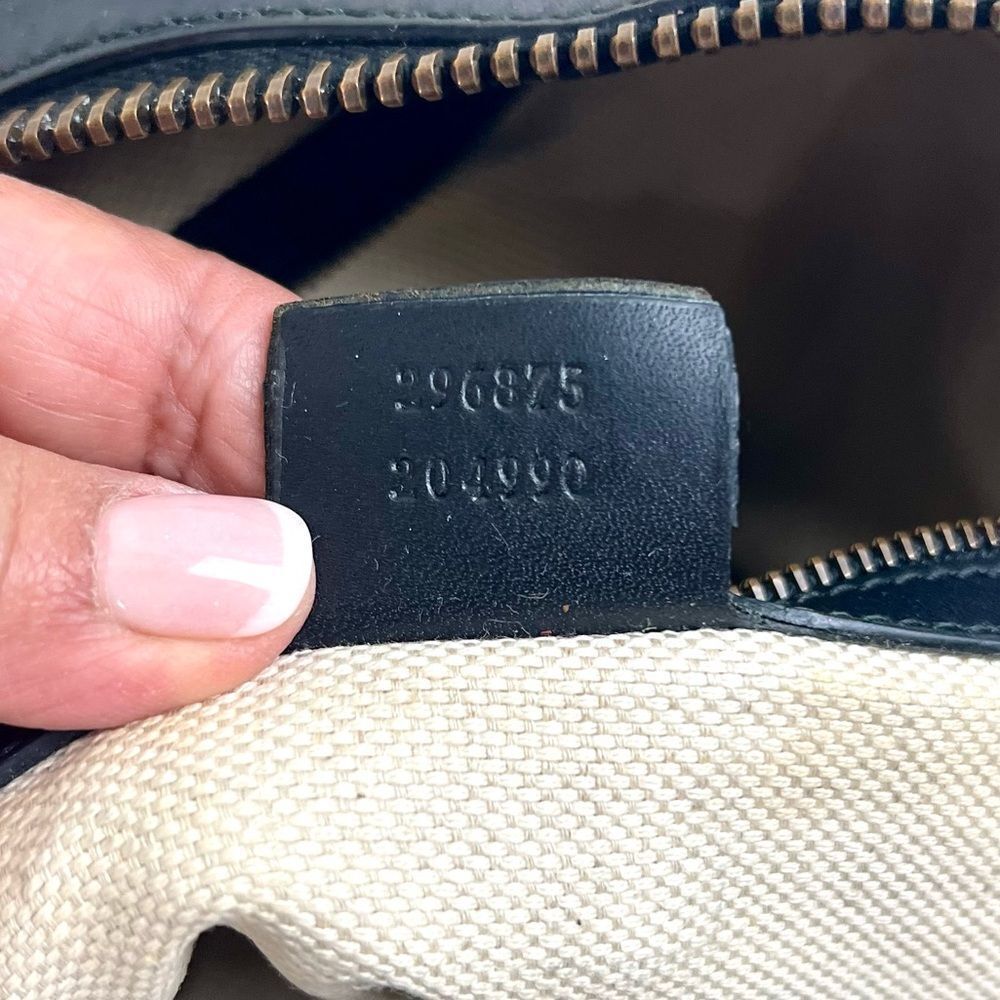 Gucci  GG Supreme Canvas Studded Patti Tote with Leather Trim - Picture 15 of 17